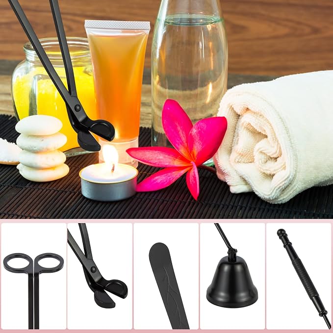 Candle Wick Trimmer, Candle Snuffer and Wick Dipper & Candle Accessory Set, alternate product view 7