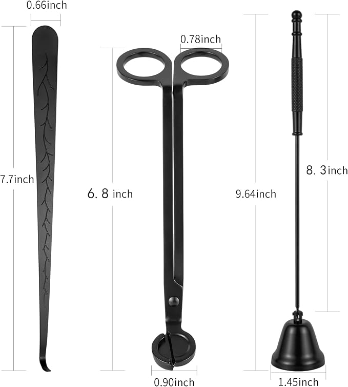 Candle Wick Trimmer, Candle Snuffer and Wick Dipper & Candle Accessory Set, alternate product view 8