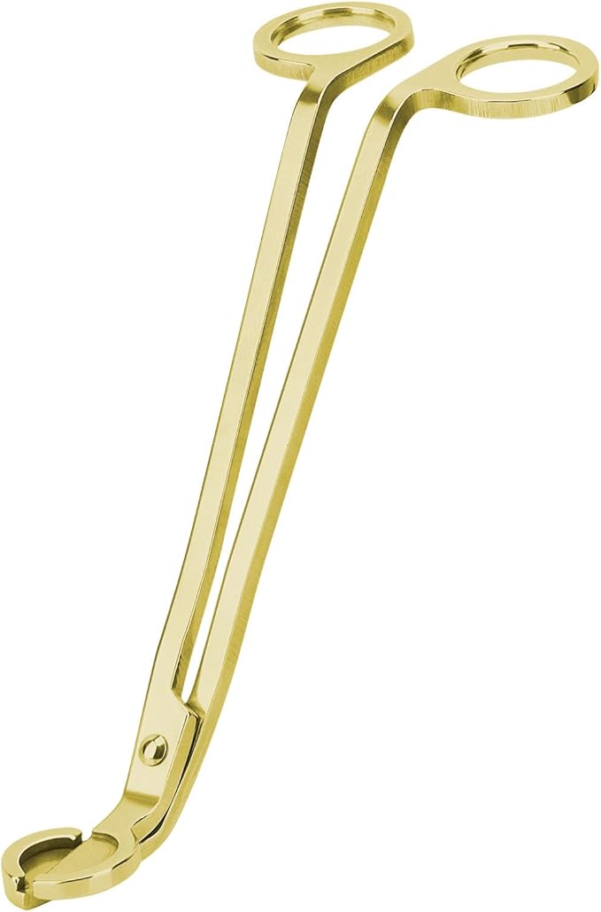 Candle Wick Trimmer, Polished Stainless Steel Wick Clipper Cutter, Scissors, Reaches Deep Into Candles to Cut Spent Cord