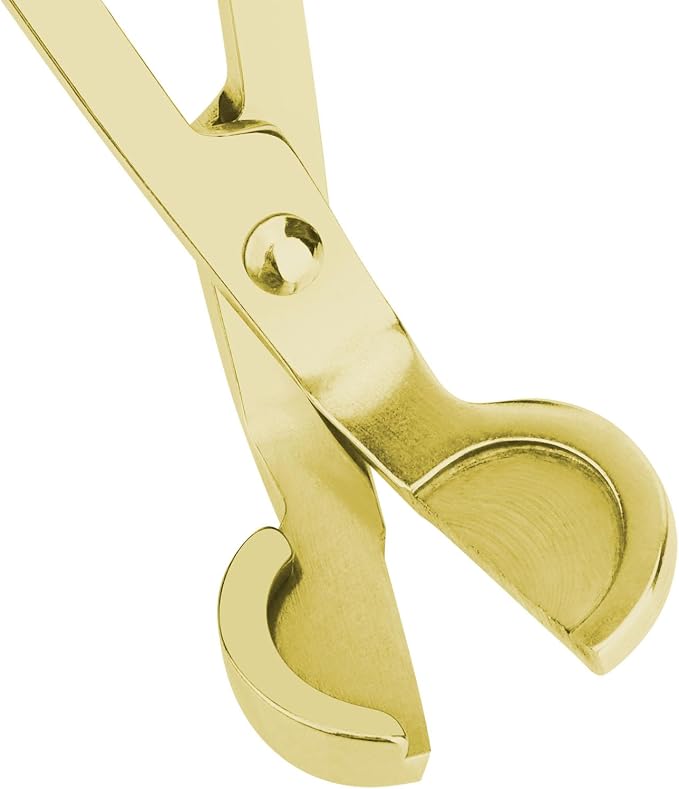 Candle Wick Trimmer, Polished Stainless Steel Wick Clipper Cutter, Scissors, Reaches Deep Into Candles to Cut Spent Cord
