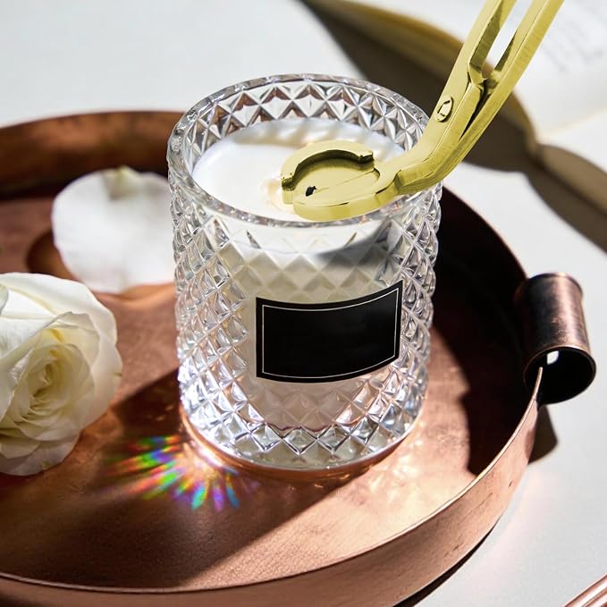 Candle Wick Trimmer, Polished Stainless Steel Wick Clipper Cutter, Scissors, Reaches Deep Into Candles to Cut Spent Cord