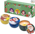 Candles 3 Pack Scented Candles, 2.5 oz Aromatherapy Candles,Soy Candles Set with 72H Burning Time,Christmas, product image