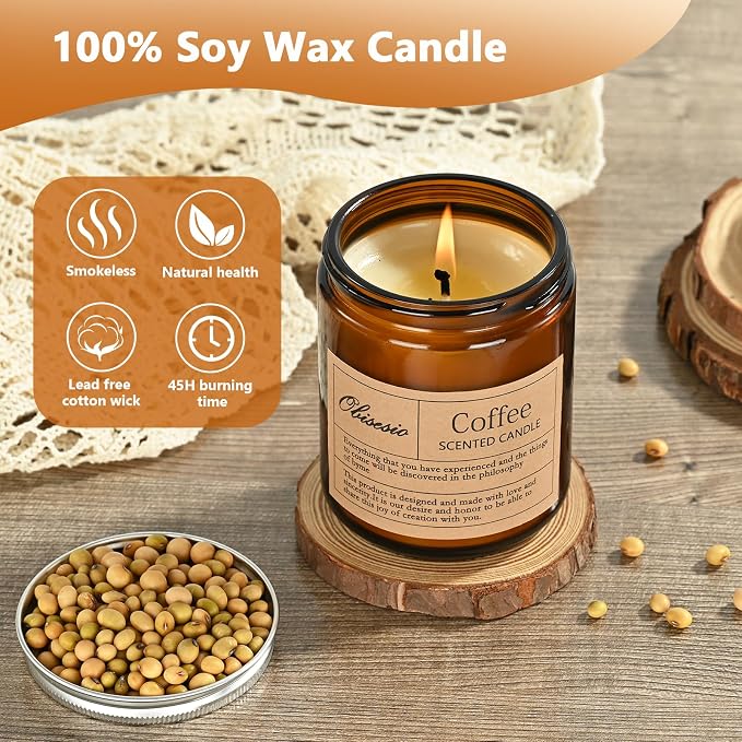 Candles for Home Scented, 2 Pack Scented Candles for Stress Relief & Self-comfort, alternate product view 2