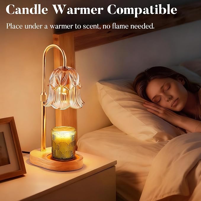 Candles Jasmine Scented Candle, 100% Soy Candle 30 Hours Burn, Candle Gifts for Men and Women Valentine Mother’s Day