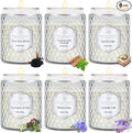 CandlesGiftsSets 6 Pack Scented Candles for Home, Aromatherapy Gift Set for Women, Natural Soy Wax Jar, product image