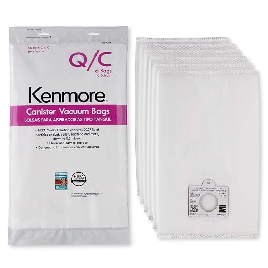 Canister Vacuum Bags Type Q & C (6), alternate product view 2