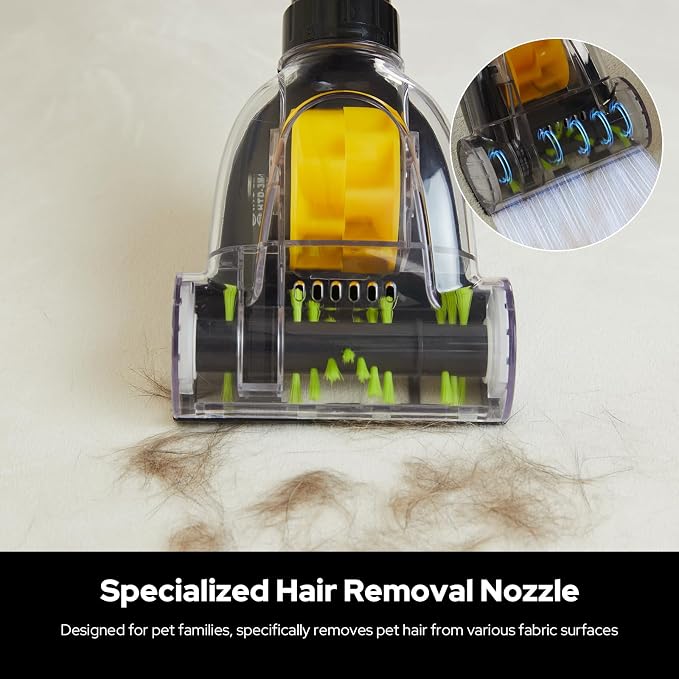 Canister Vacuum Cleaner, Specially Designed Nozzle for Pet Family, 1200W & 17Kpa Strong Suction, alternate product view 4