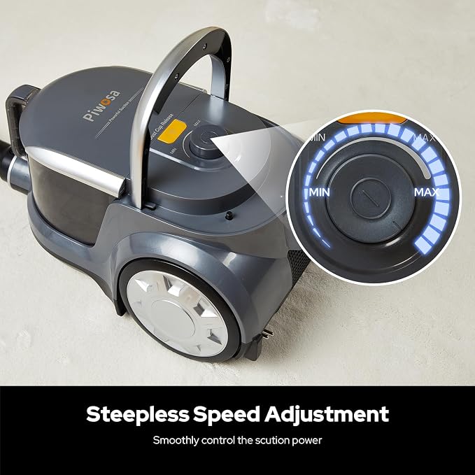 Canister Vacuum Cleaner, Specially Designed Nozzle for Pet Family, 1200W & 17Kpa Strong Suction, alternate product view 5