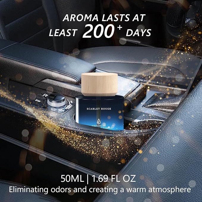Car Air Freshener 50ML (1.7 FL OZ) Car Air Fresheners Perfume - Saffron Amber Fragrance Oil Air Diffuser for Car, alternate
