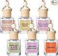 Car Air Freshener 6 Pack for Women - Cute Hanging Essential Oil Diffuser, Long-Lasting Fragrance Set, product image