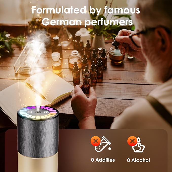 Car Air Freshener, Car Fresheners Long Lasting, Auto On/Off, 3 Adjustable Modes for Custom Scent Intensity, 150mL Large
