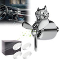 Car Air Freshener Cute Cartoon Bulldog Pilot Car Diffuser Rotating Propeller Automotive Air Outlet Fan Creative Funny Car