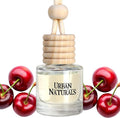 Car Air Freshener Diffuser 1 Pack - Cherry Luxe Scent, 45+ Days Long Lasting Fragrance, Made in USA, Glass & Wood, product