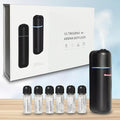 Car Air Freshener Diffuser, Motion Sensor Waterless Essential Oil Diffuser for Car USB Rechargeable Air Freshener with 6