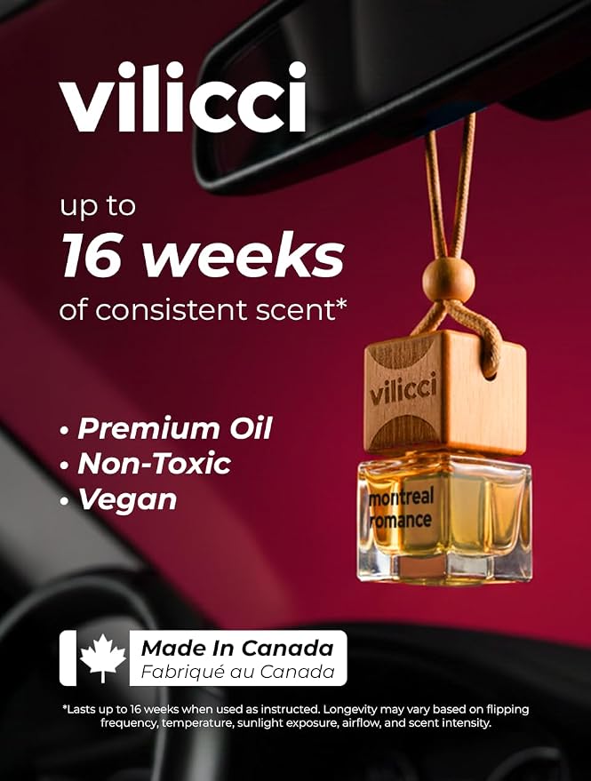 Car Air Freshener | Luxurious Auto Perfume | Premium Hanging Air Freshener | Long Lasting Fragrance for Auto and Home | 1