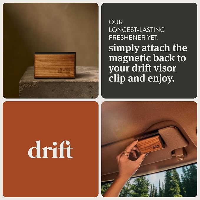Car Air Freshener - The Original Wood Air Freshener - Car Odor Eliminator - Long Lasting Scent - Auto, alternate view 5