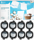 Car Air Freshener Vent Clips, 8 Pack, Provides Long-Lasting Scent, Up to 240 Days (Linen), product image