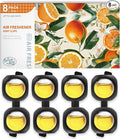 Car Air Freshener Vent Clips, 8 Pack, Provides Long-Lasting Scent, Up to 240 Days, Odor Eliminator (Citrus), product image