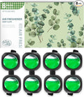 Car Air Freshener Vent Clips, 8 Pack, Provides Long-Lasting Scent, Up to 240 Days, Odor Eliminator (Eucalyptus), product