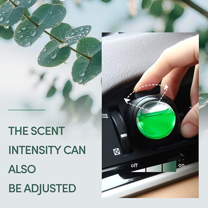 Car Air Freshener Vent Clips, 8 Pack, Provides Long-Lasting Scent, Up to 240 Days, Odor Eliminator (Eucalyptus), alternate