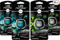 Car Air Fresheners, Unstopables Fresh & Paradise Scents, Odor Eliminator for Strong Odor, Car Vent Clips, 0.07 Fl Oz (Pack of