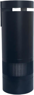Car Air Purifier with Three-Layer HEPA Filter, Black, 7.1 Inch, USB Powered, Cup Holder Design, Compact Air Cleaner for