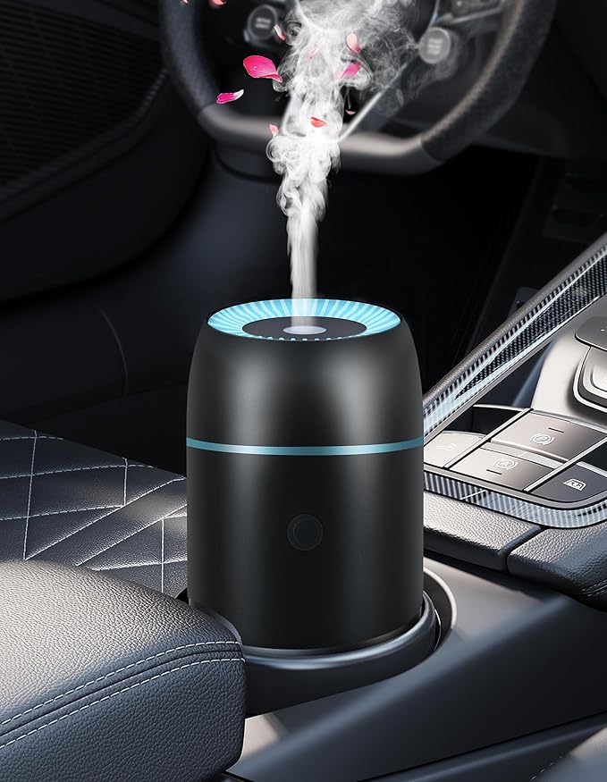 Car Diffuser for Essential Oils Portable Mini Ultrasonic Mist Humidifier 100ml USB Aromatherapy Diffuser Freshener with