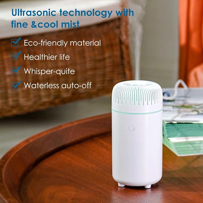 Car Diffuser Humidifier USB Aromatherapy Essential Oil Air Freshener USB Cool Mist Mini Portable Diffuser for Car Home Office