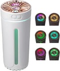 Car Diffuser Humidifier with Essential Oil Diffuser - Portable Silent USB Mini Air Humidifier with LED Light, product image