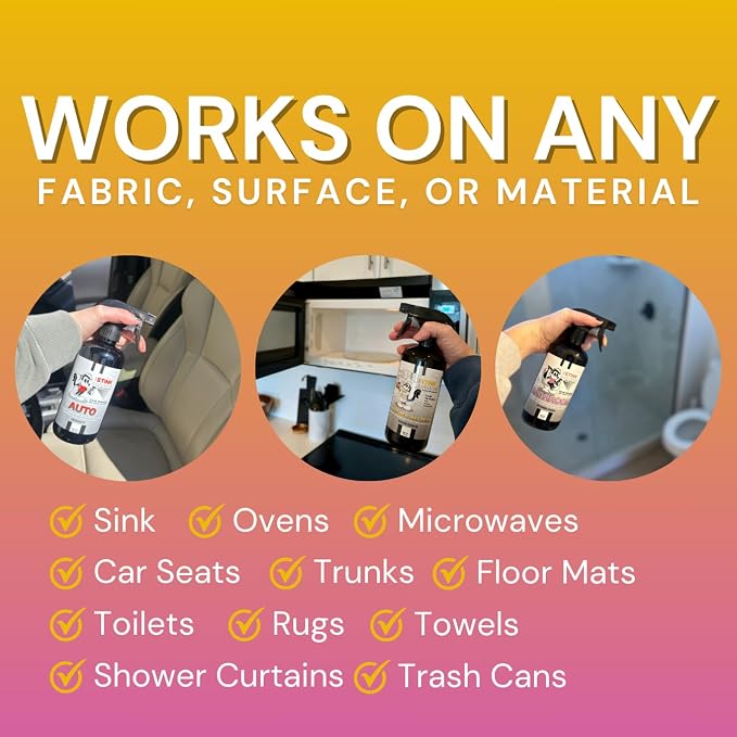 Car, Kitchen, & Bathroom Odor Eliminator Spray | Trash Can & Toilet Deodorizer, Kitchen Spray, Garbage Odor Remover | 3 4 oz