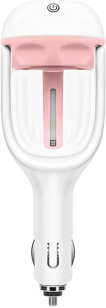 Car Mini Humidifier, Auto Shut-Off 180-Degree Rotation Small Vehicle Purifier Diffuser for Travel, product image