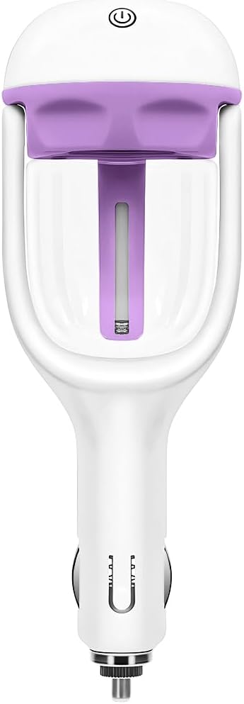Car Mini Humidifier, Auto Shut-Off 180-Degree Rotation Small Vehicle Purifier Diffuser for Travel, product image