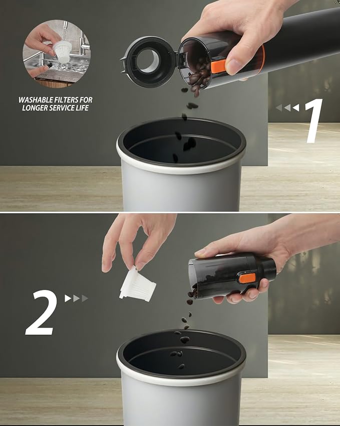 Car Vacuum 19000Pa Powerful Suction, Cordless Handheld Vacuum Cleaner & Air Duster, Portable Hand Held Mini Vacuum