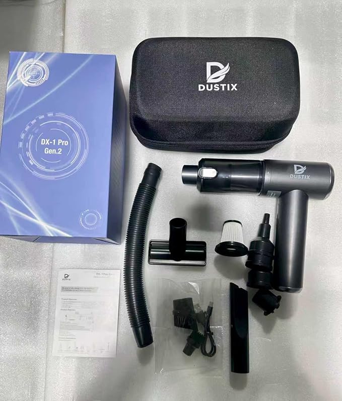 Car Vacuum Cleaner Cordless 20000Pa Powerful Handheld, Mini, Portable Car, 3 Speed Suction with One Click Dump
