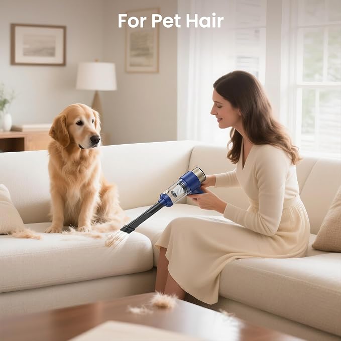 Car Vacuum Handheld Vacuum Cleaner, 15000PA Suction, Mini Vacuums with Air Duster and Blower, Portable Hand Held Vacuum for