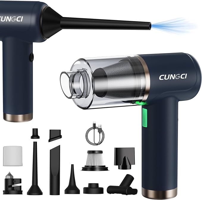 Car Vacuum Handheld Vacuum Portable Cordless, 18000Pa 5 in 1, 100W Brushless Motor, High Power Vacuum Cleaner with Window