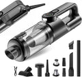 Car Vacuum Portable Cordless-19000 Pa 4 in 1 Handheld Vacuum Cordless Brushless Motor with LED Light and Multi-Nozzles