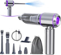Car Vacuum Portable Cordless 20000PA High Power 4-in-1 Compressed Air Duster & Air Blower & Pump Hand Held Vacuum with