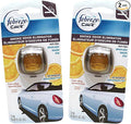 Car Vent Clips Air Freshener Smoke Odor Eliminator, Citrus Scent 2 Pack, product image