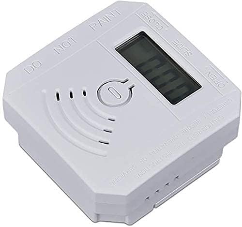 Carbon Monoxide Detector 2 Pack,Battery Operated CO Detector Alarm with Digital LCD Display & Loud 85dB Alarm,Travel Carbon