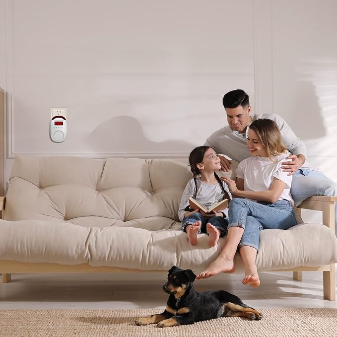 Carbon Monoxide Detector Plug in - Portable Carbon Monoxide Detector for Travel, Plug in CO Detector with, alternate view 4