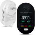 Carbon Monoxide Detector Plug in Wall, 3-in-1 CO Detector with Temperature Humidity Sensor, product image