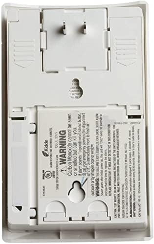 Carbon Monoxide Detector, Plug In Wall with 9-Volt Battery Backup, Digital LED Display - 2 Pack in White., alternate view 10