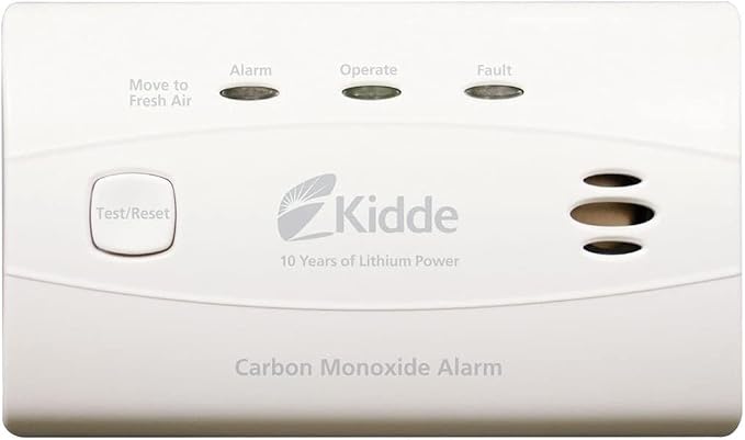 Carbon Monoxide Detector with 10-Year Battery, 3 LEDs, Replacement Indicator, Test-Reset Button, 2 Pack in, alternate view 6