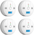 Carbon Monoxide Detectors, CO Detector Battery Powered, Carbon Monoxide Alarm with Sensitive CO Sensor, LCD