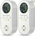 Carbon Monoxide Detectors - Natural Gas Leak Detector - 5-in-1 Carbon Monoxide Detectors Plug in - CO Detector