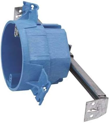 Carlon BH525HP Ceiling Fan Box, Round, New Work, 4-Inch Diameter by 3-Inch Depth, Blue, alternate product view 4