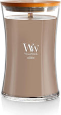 Cashmere Holiday Candle Gifts for Women and Men, 21.5 oz Large Hourglass Candle with Crackling Wick, product image