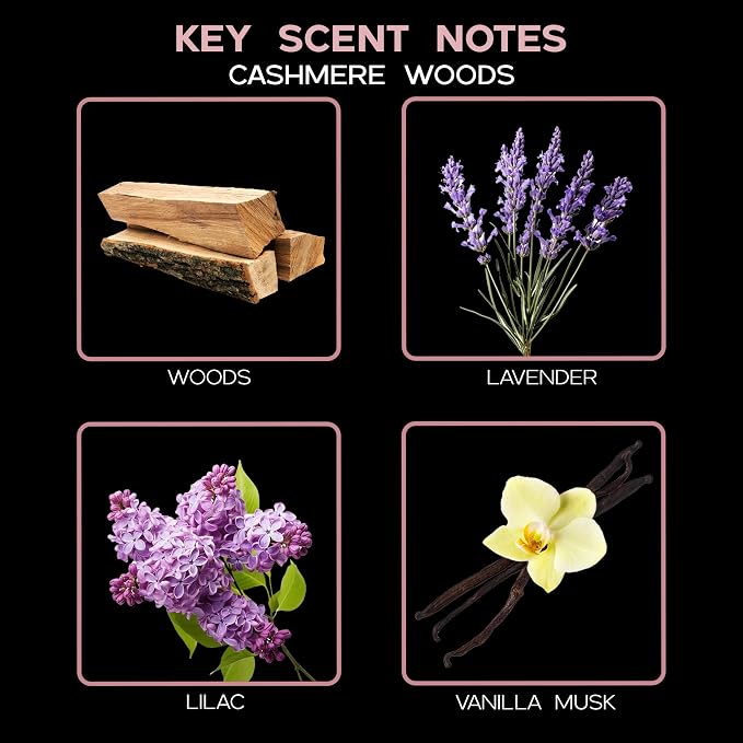 Cashmere Woods Diffuser Oil - Fall Essential Oils for Diffuser Refill & Air Freshener Room Spray, alternate product view 9