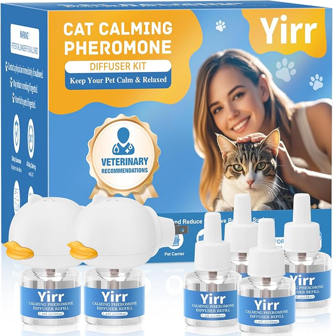 Cat Calming Diffuser, 6 in 1 Kitten Pheromones Calming Diffuser, Multicat Calming Diffuser, product image